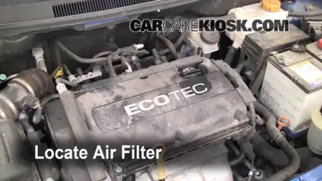 2009 Chevrolet Aveo LS 1.6L 4 Cyl. Filtro de aire (motor) Cambio